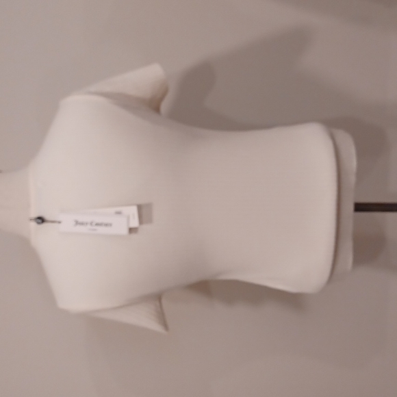 Juicy Couture Pebble Ribbed Tee NEW- Sz. Med - Picture 6 of 10